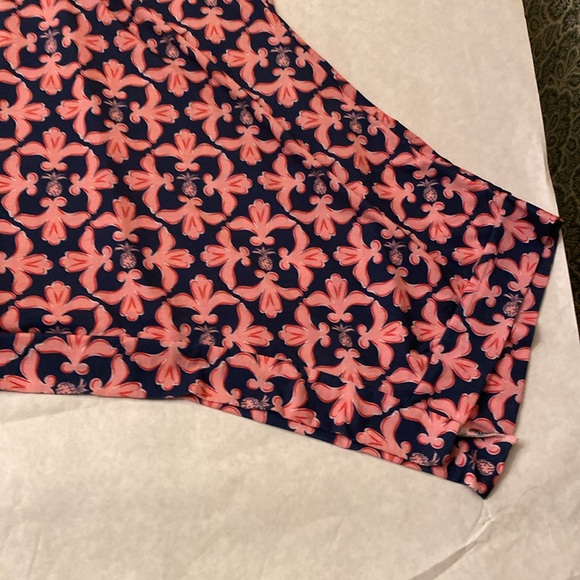 Simply Southern NWT blue and pink knit tunic w/handkerchief hem size S - Picture 6 of 6